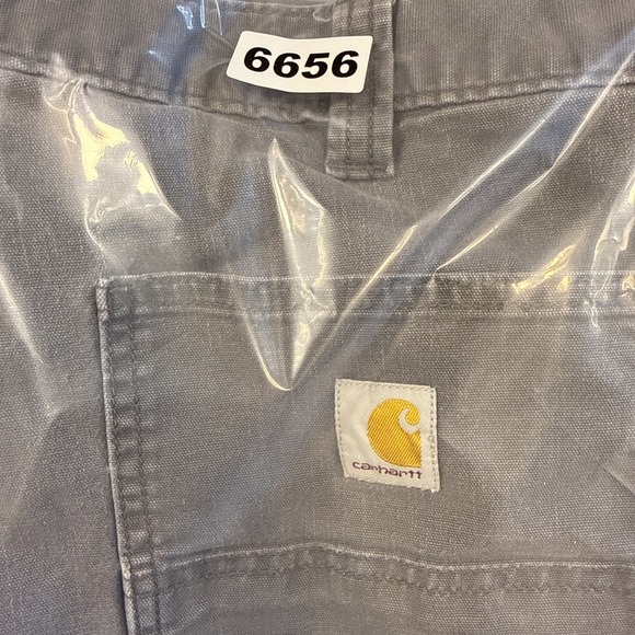 Carhartt Rugged Flex Pants Mens 38x28 Gravel Gray Relaxed Fit Canvas 102291-039 - Picture 7 of 7
